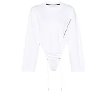 Body mit Logo-Print - Weiß