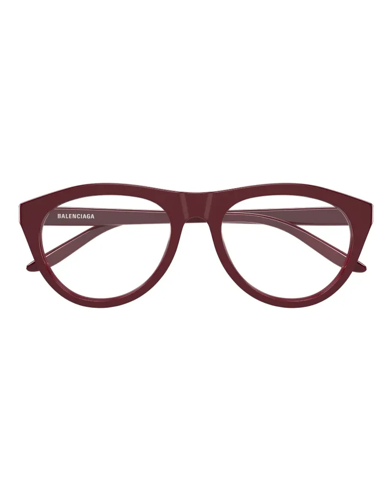 Balenciaga Brille mit rundem Gestell - Rot Rot