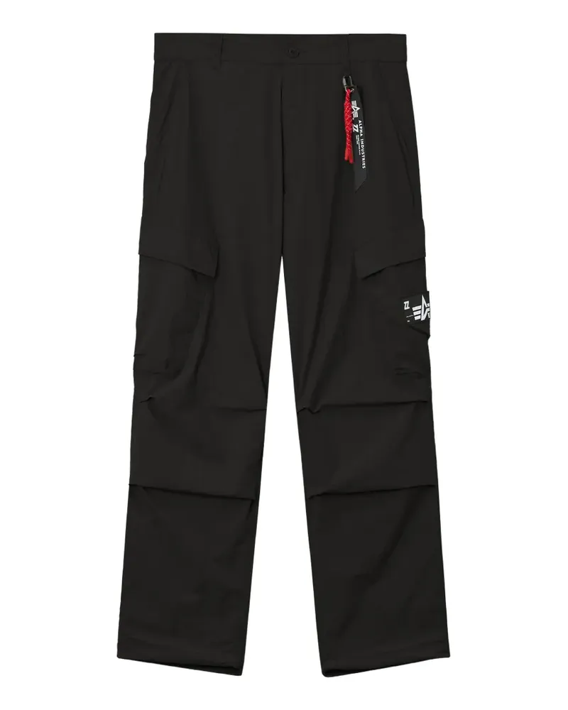 Izzue Hose mit aufgesetzten Taschen - Schwarz Schwarz