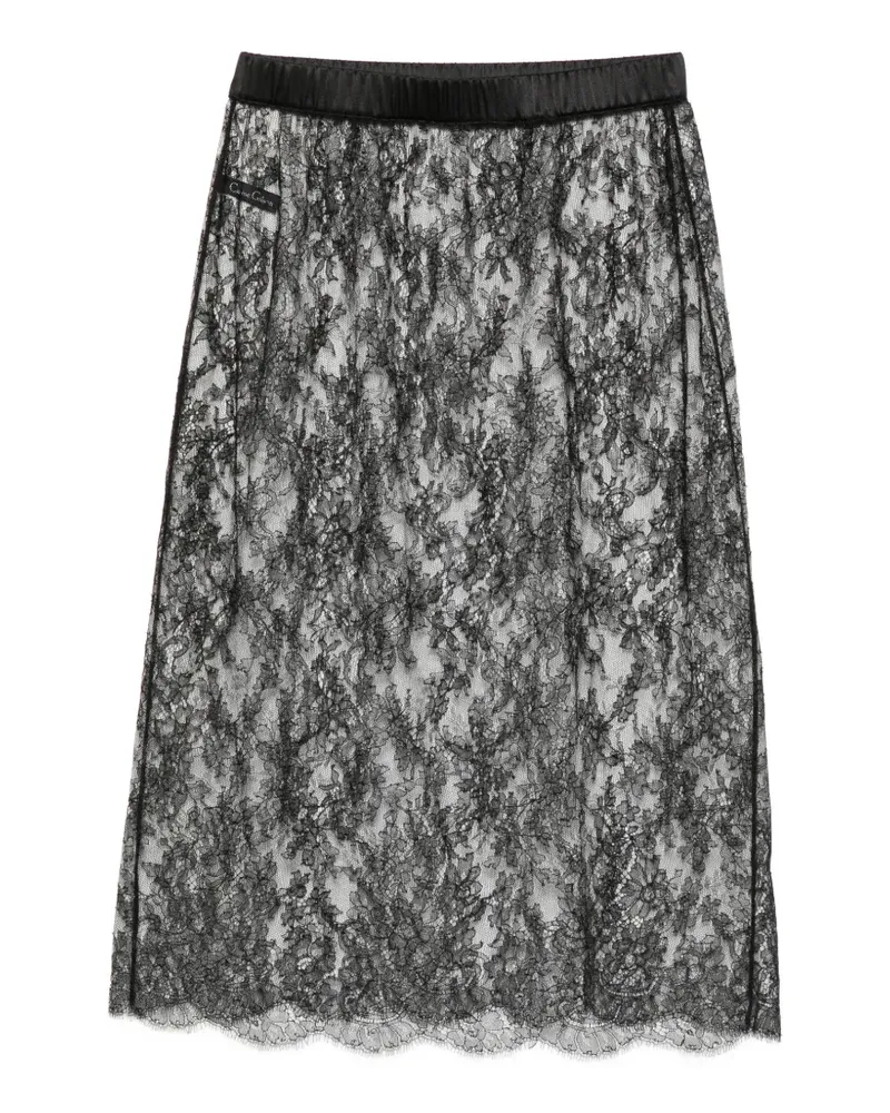 Carine Gilson Rock aus Spitze - Schwarz Schwarz