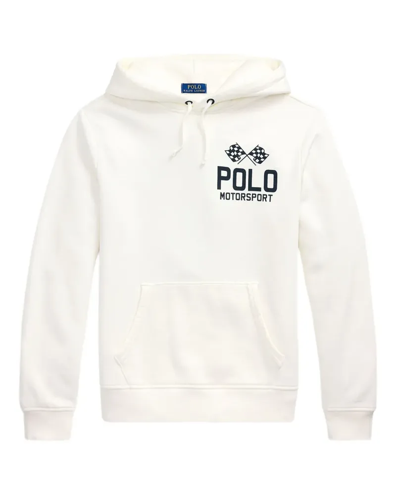 Ralph Lauren Hoodie mit Logo-Stickerei - Weiß Weiß