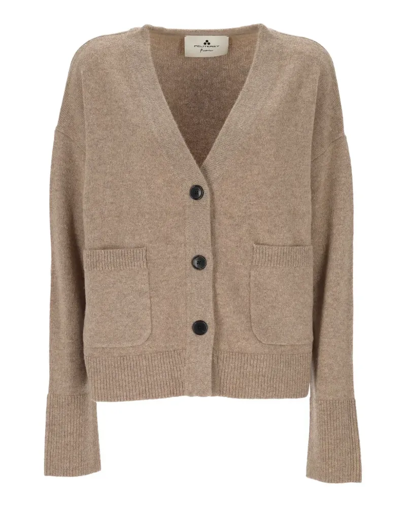 Peuterey Cardigan mit V-Ausschnitt - Nude Nude