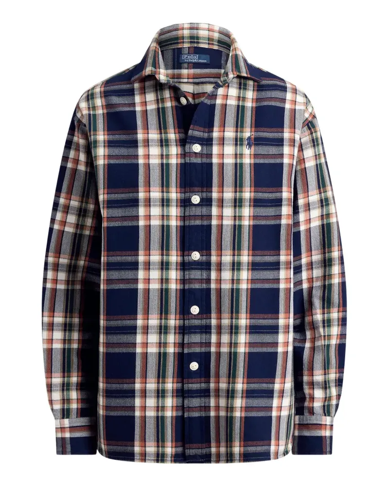 Ralph Lauren Kariertes Hemd - Blau Blau