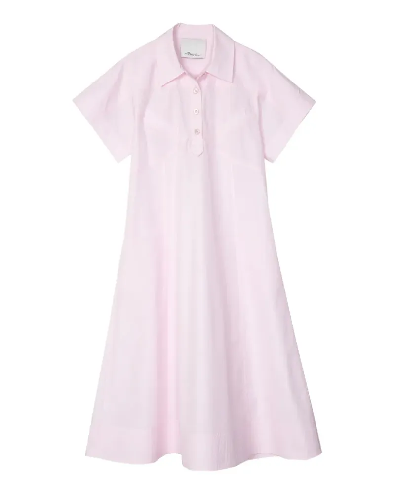3.1 phillip lim Midikleid mit kurzen Ärmeln - Rosa Rosa