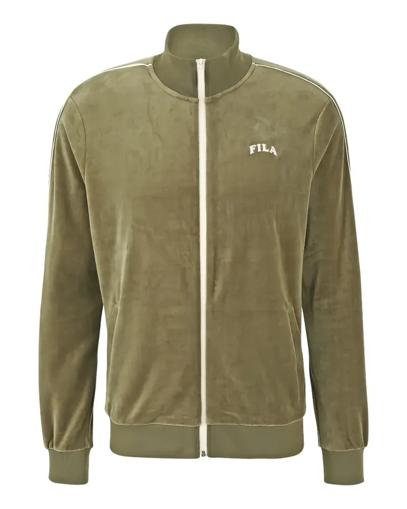 Fila Velours-Pullover mit Seitenstreifen - Grün Grün