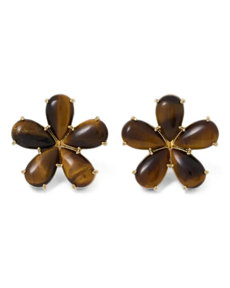 Roxanne Assoulin The Stone Flower earrings - Gold Gold