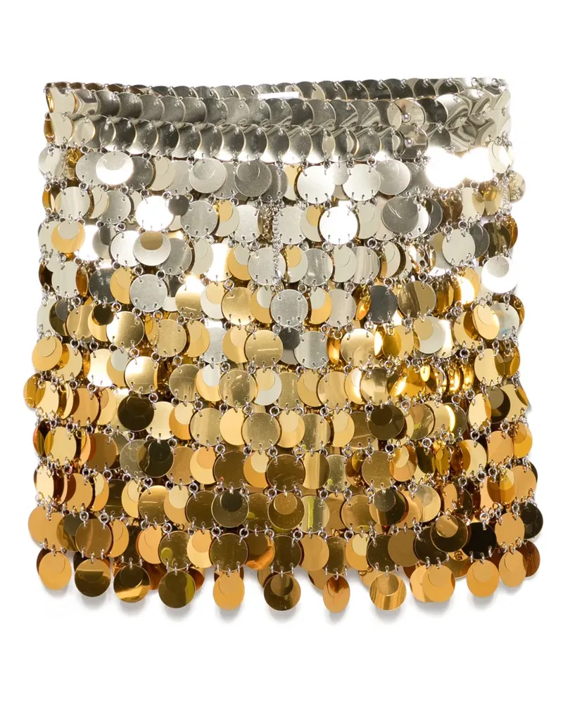Paco Rabanne Rock mit Farbverlauf - Gold Gold