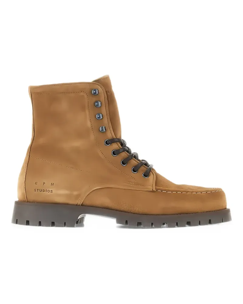 Copenhagen Schnürstiefel aus Wildleder - Braun Braun