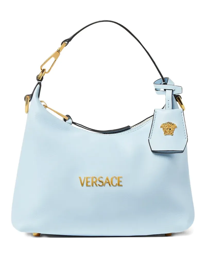 Versace logo-charm tote bag - Blau Blau