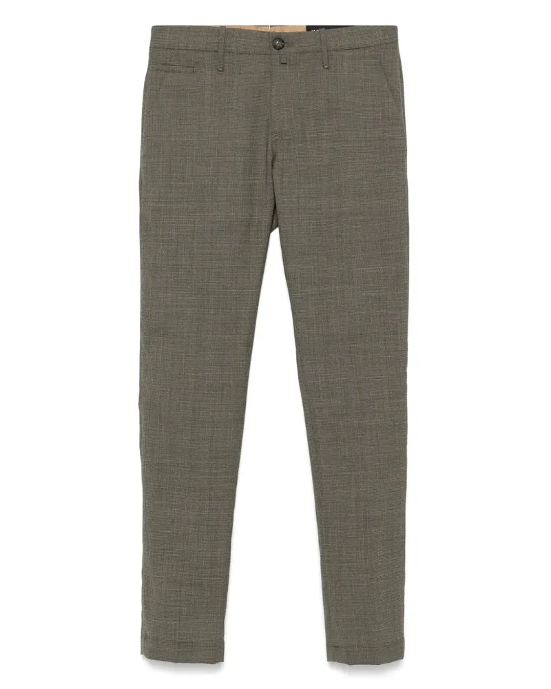 Jacob Cohën Hose mit Logo-Patch - Braun Braun