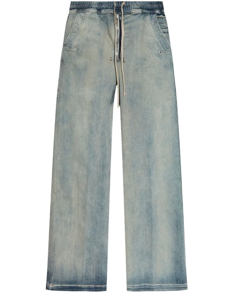 DRKSHDW by Rick Owens Wide-Leg-Hose mit Kordelzug Blau