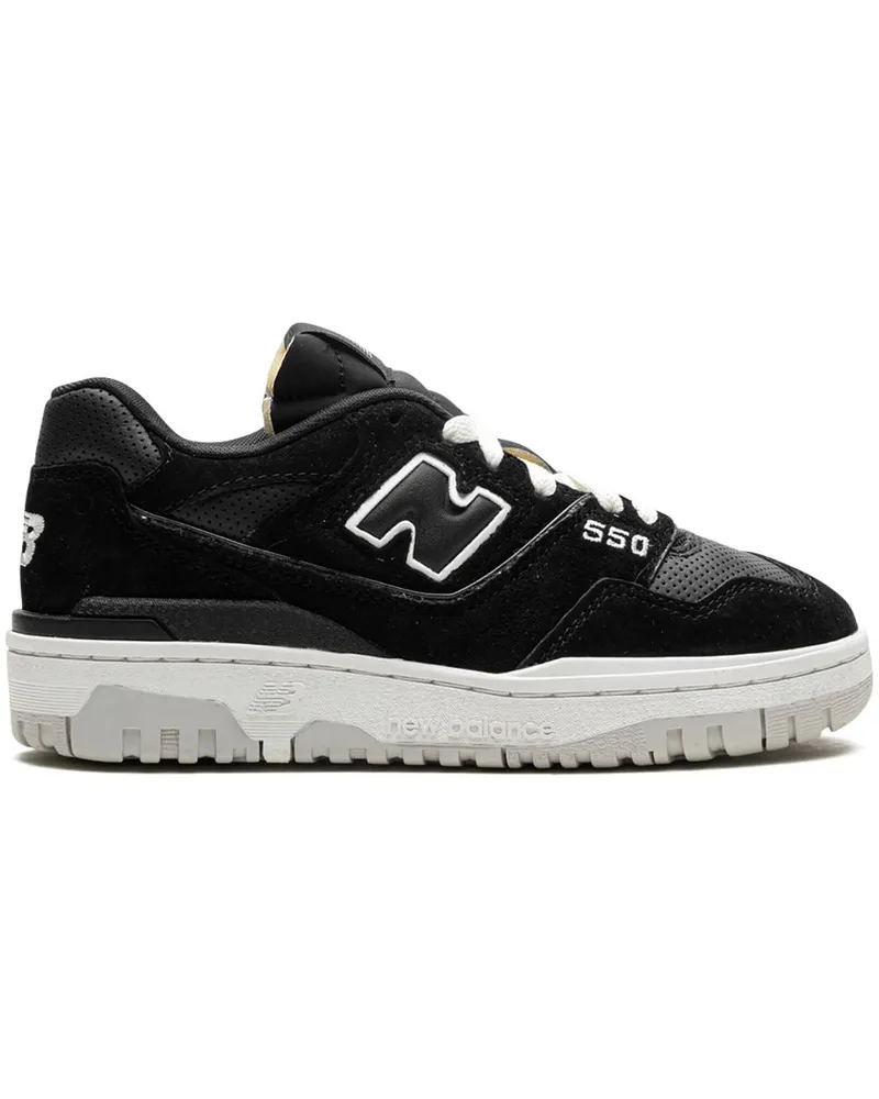 New Balance 550 Wildleder-Sneakers - Schwarz Schwarz