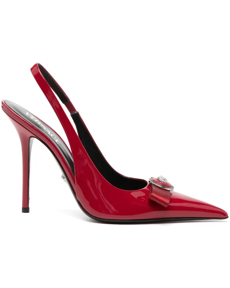 Versace Pumps mit Schleife - Rot Rot