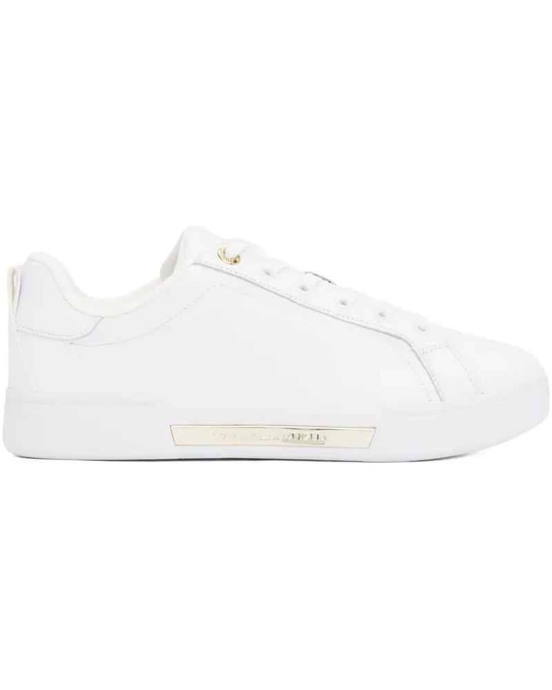 Tommy Hilfiger Sneakers mit Schnürung - Weiß Weiß