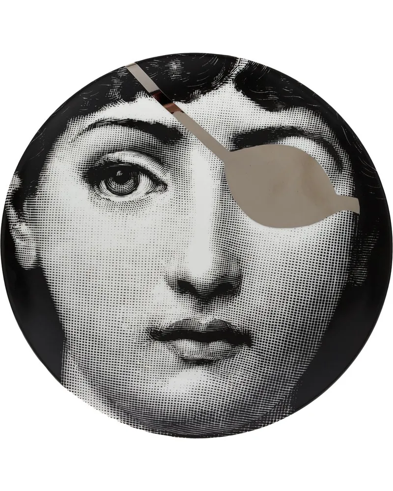 Fornasetti T&V' Wandteller mit Piratenauge Grau