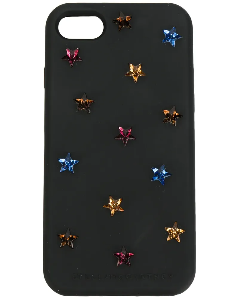 Stella McCartney iPhone-7-Hülle mit bunten Sternen - Schwarz Schwarz