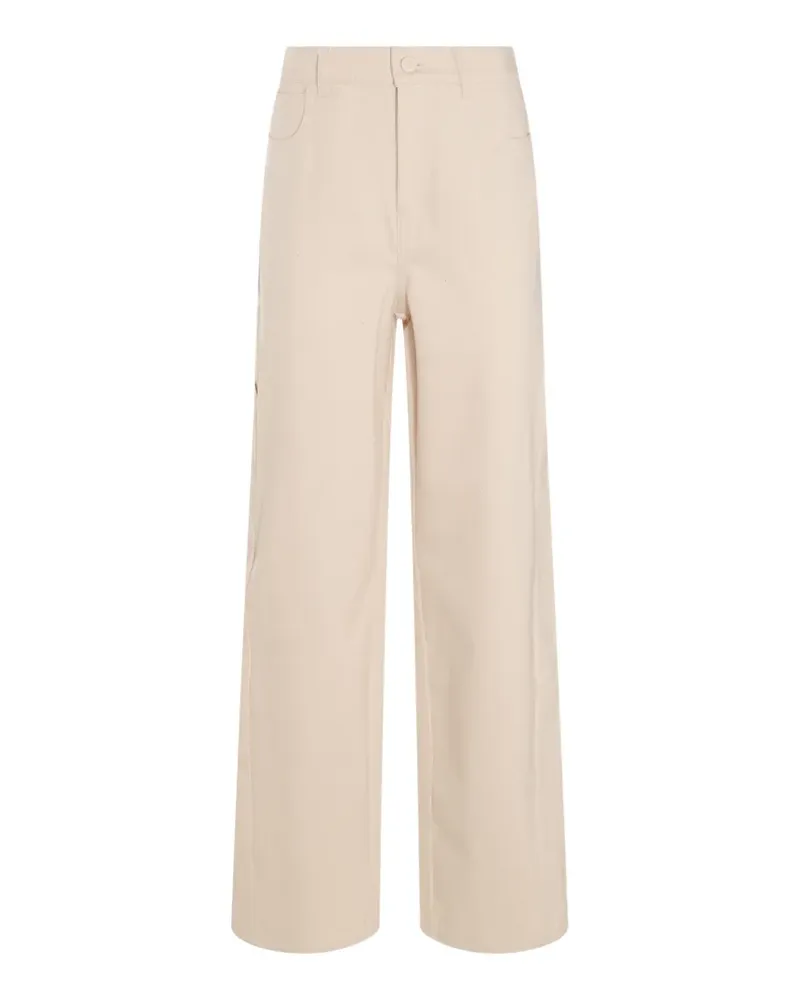 Max Mara Jeans mit geradem Bein - Nude Nude