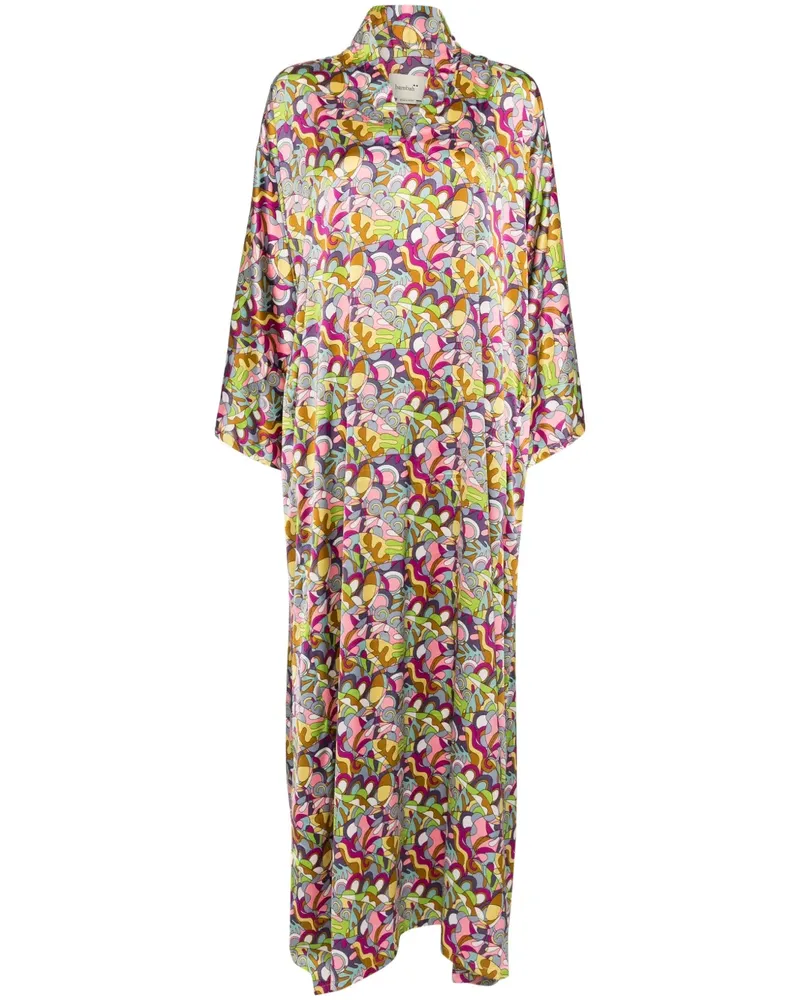 Bambah Kaleidoscope Kaftan - Violett Violett
