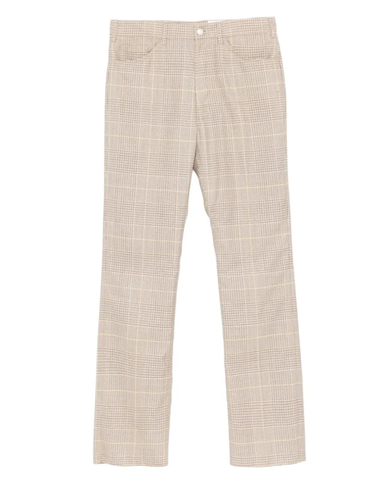 Alexander McQueen Karierte Hose - Nude Nude