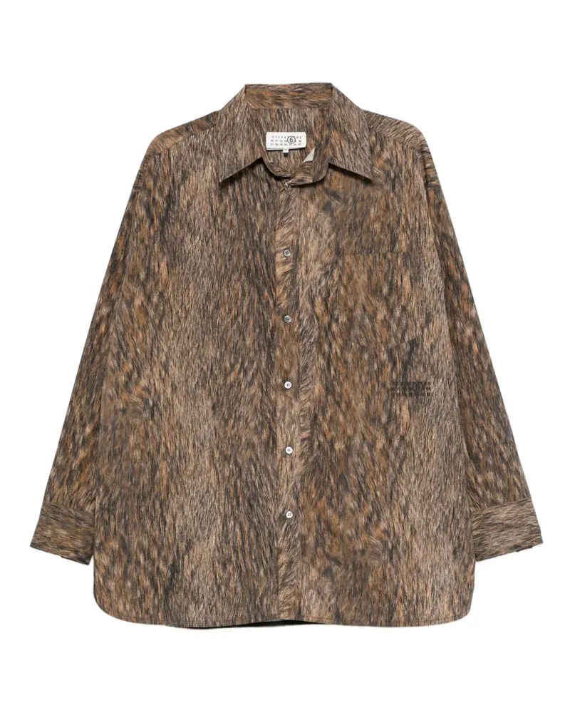 Maison Margiela long-sleeve shirt - Braun Braun
