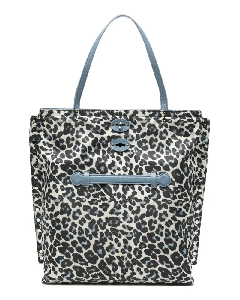 Zanellato medium A´Spasso® Tokyo Animalier shoulder bag - Nude Nude