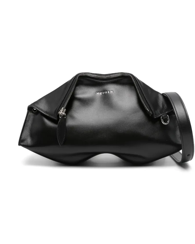 Alexander McQueen Manta zip clutch bag - Schwarz Schwarz