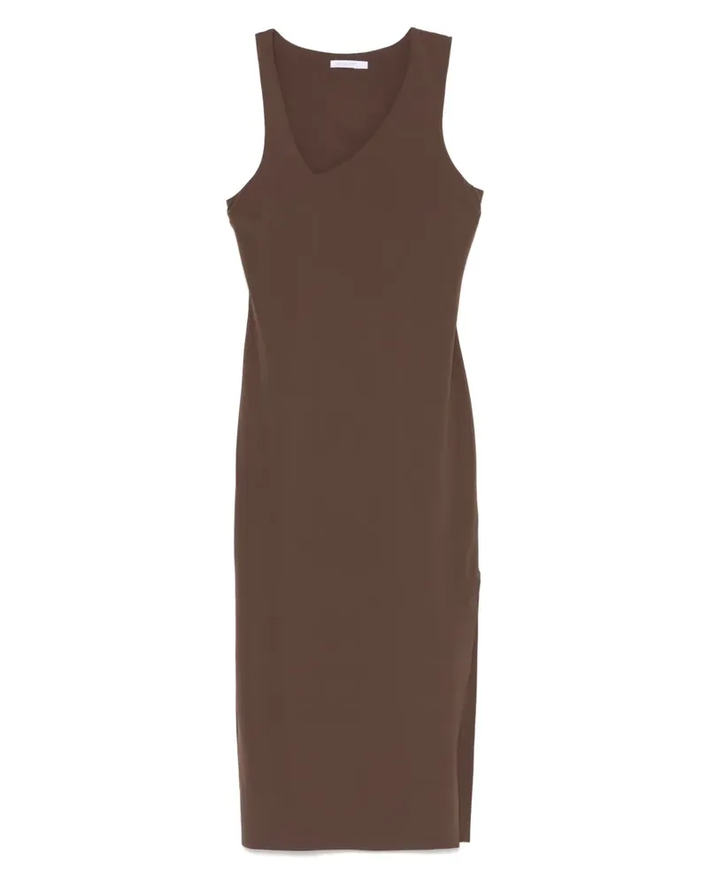 Patrizia Pepe Ärmelloses Maxikleid - Braun Braun