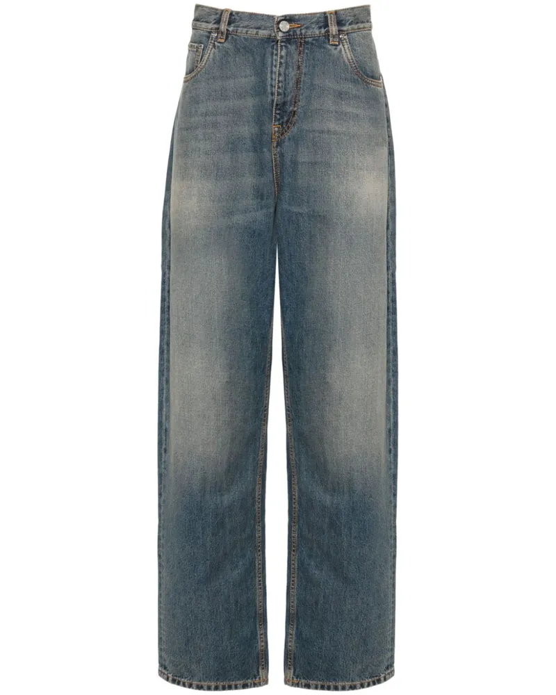 Etro Halbhohe Wide-Leg-Jeans - Blau Blau