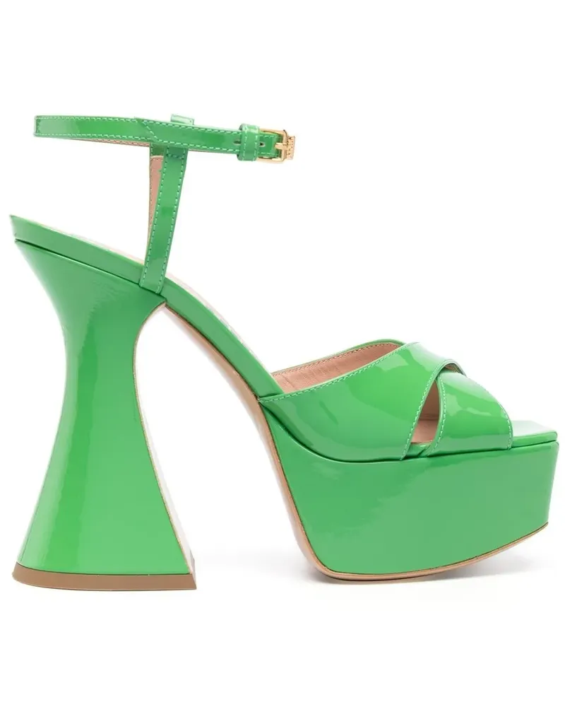Moschino Sandalen mit Plateau - Grün Grün