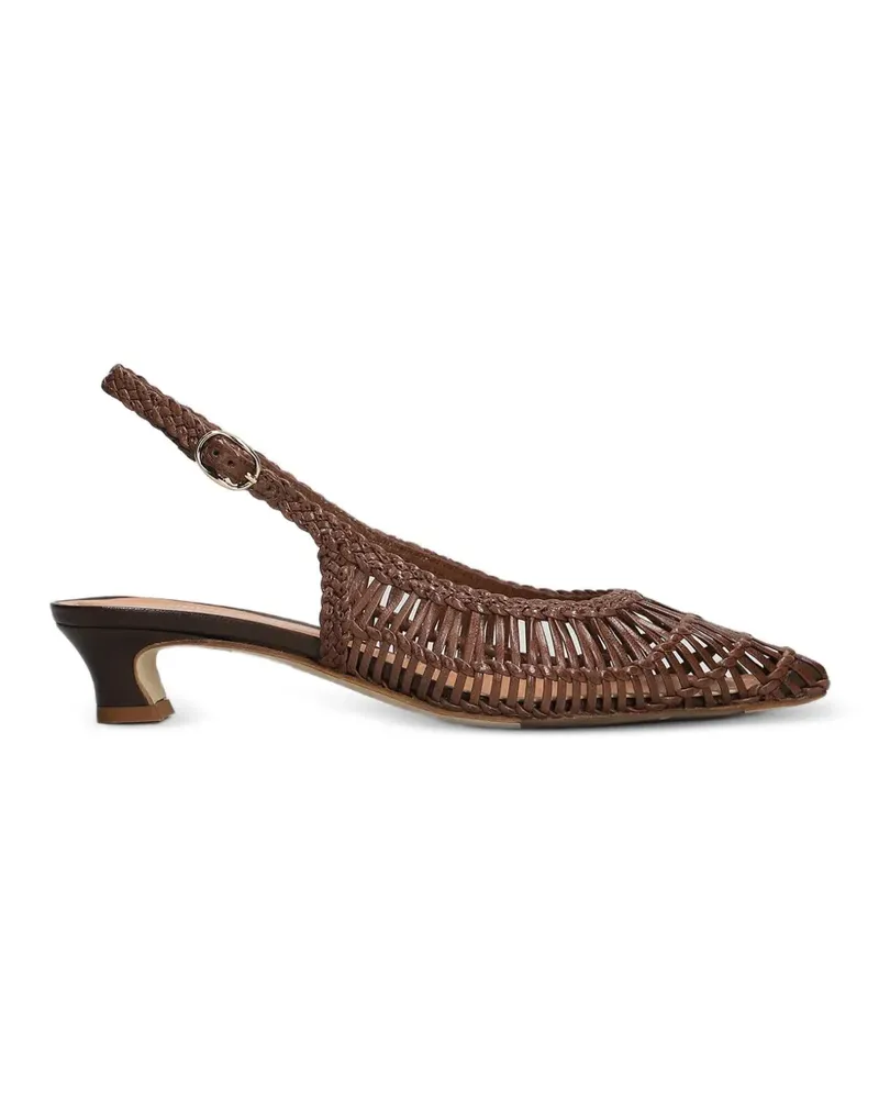 Julie Dee woven slingback pumps - Braun Braun