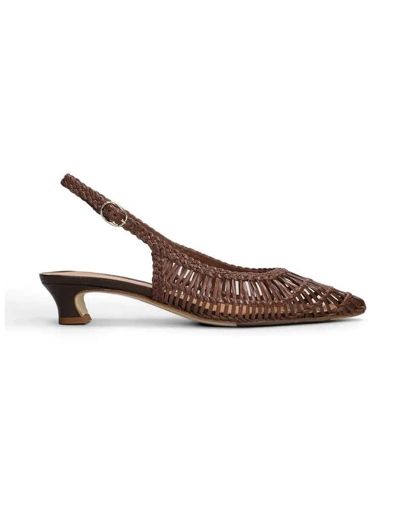 Julie Dee woven slingback pumps - Braun Braun