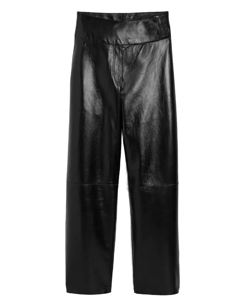 AMI Paris Hose mit Gürtel - Schwarz Schwarz