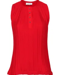 Lanvin Plissiertes Top Rot