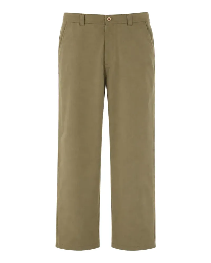 A.P.C. straight-leg cotton trousers - Grün Grün