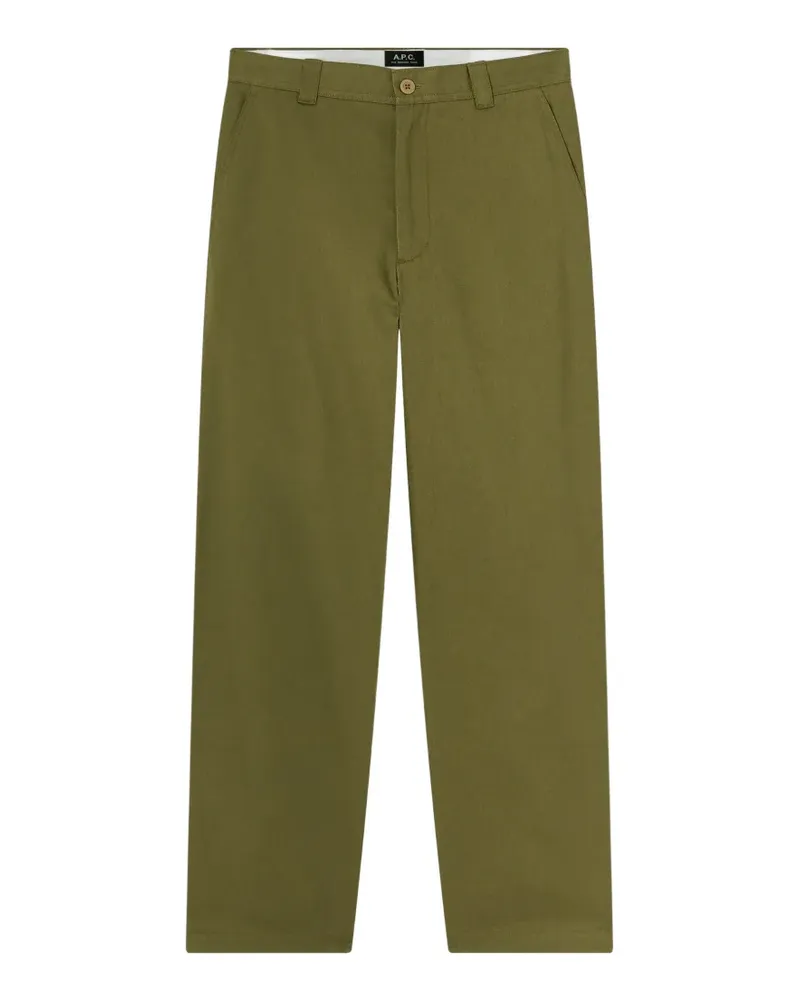 A.P.C. Hose mit geradem Bein - Grün Grün