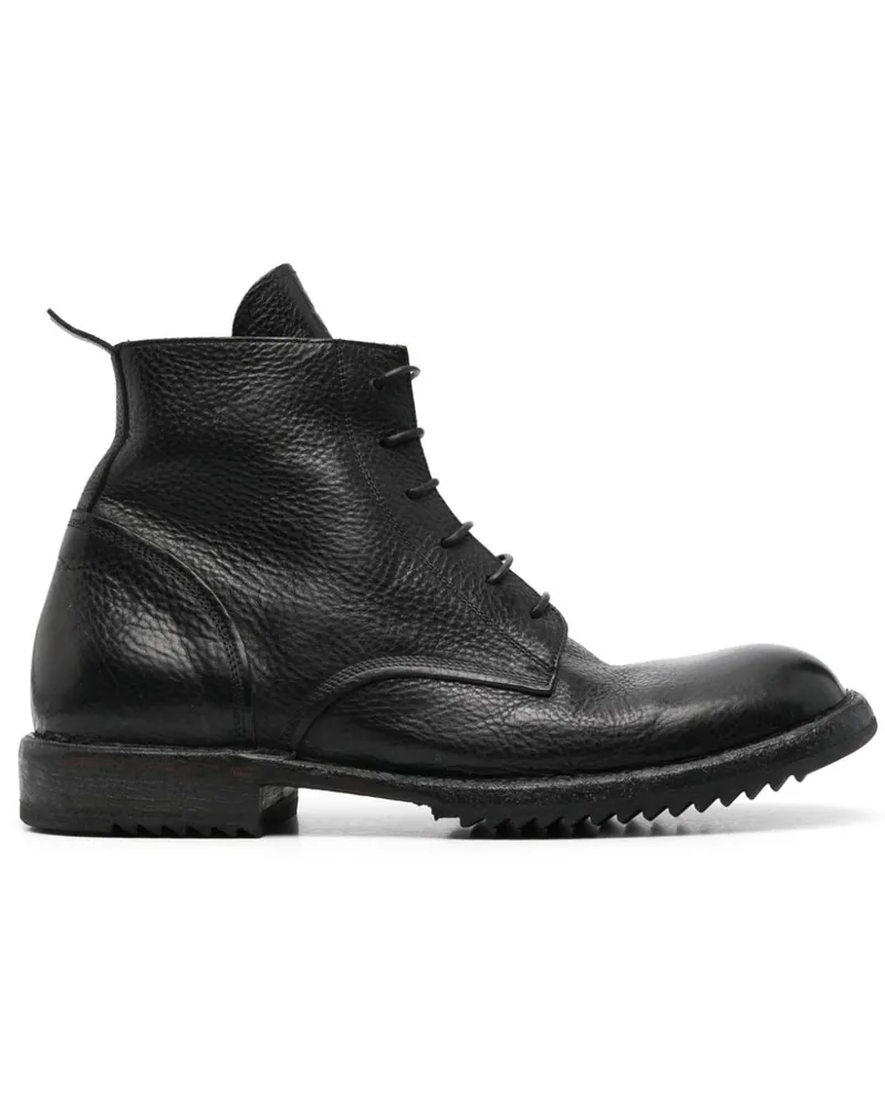 Moma Knöchelhohe Lederstiefel - Braun Braun
