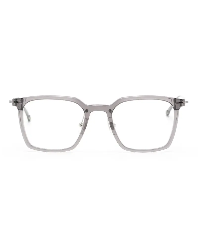 MATSUDA Brille mit eckigem Gestell - Grau Grau