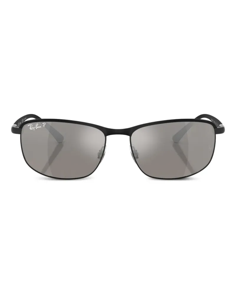 Ray Ban Verspiegelte Sonnenbrille ohne Rahmen - Schwarz Schwarz
