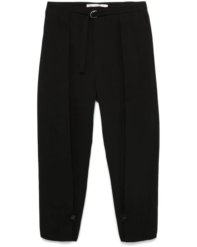 Valentino Garavani Hose mit Tapered-Bein - Schwarz Schwarz