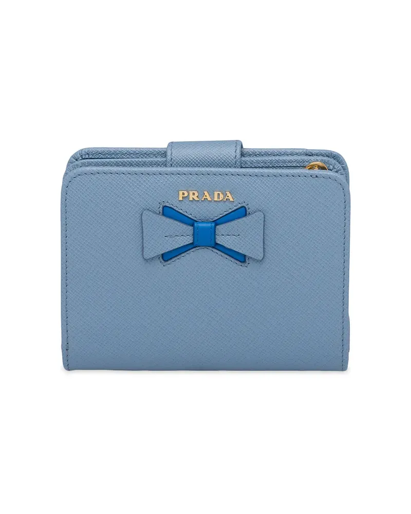 Prada Saffiano-Portemonnaie - Blau Blau