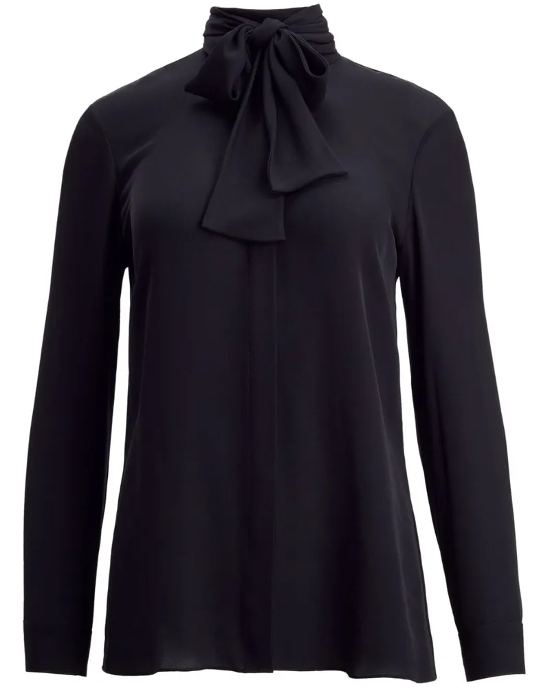 KHAITE Tash Seidenbluse - Schwarz Schwarz