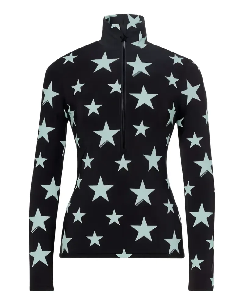 GOLDBERGH Lunaria star-print half-zip sweatshirt - Schwarz Schwarz