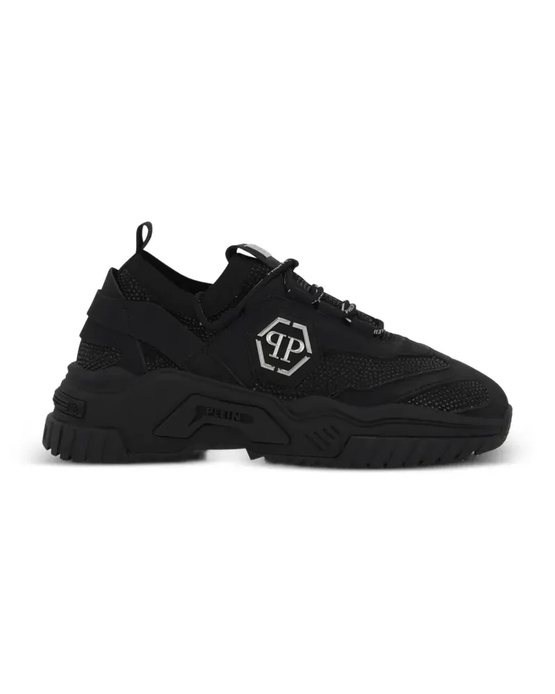 Philipp Plein Predator Sneakers mit Strass - Schwarz Schwarz