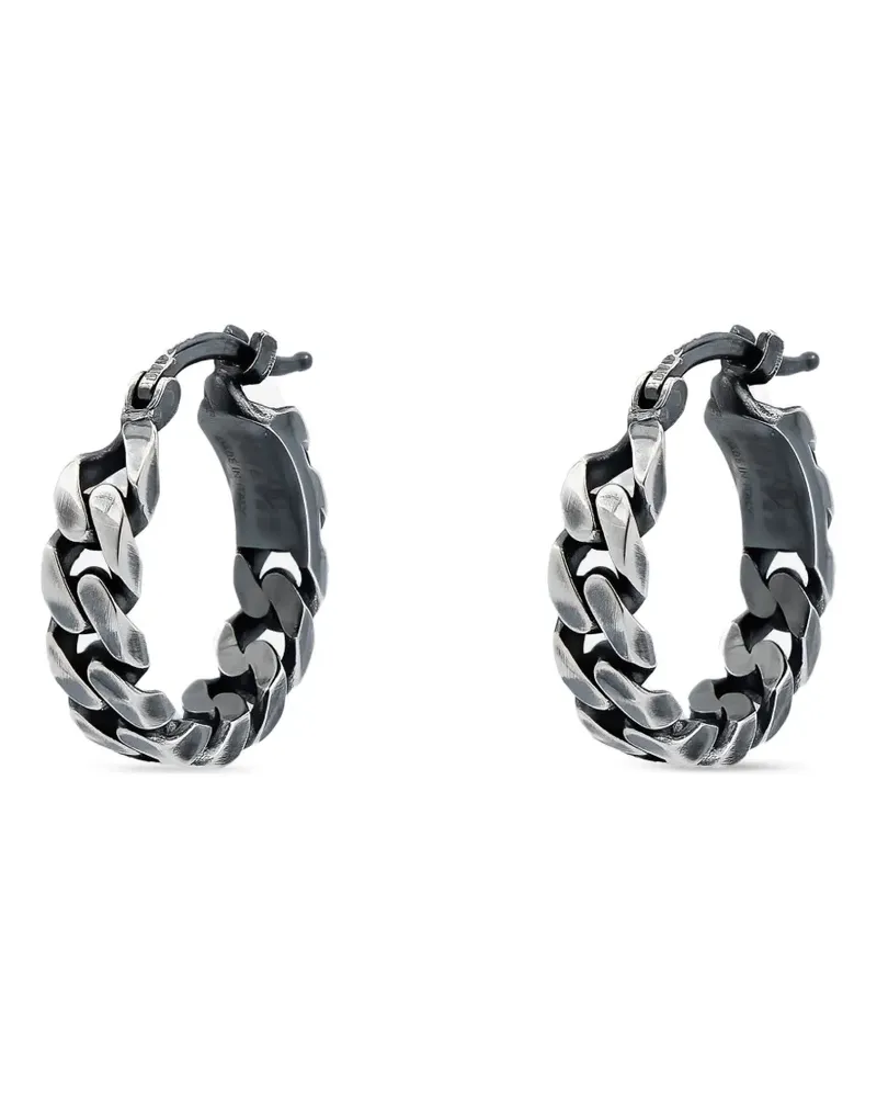 Maison Margiela Creolen aus Kettengliedern - Silber Silber