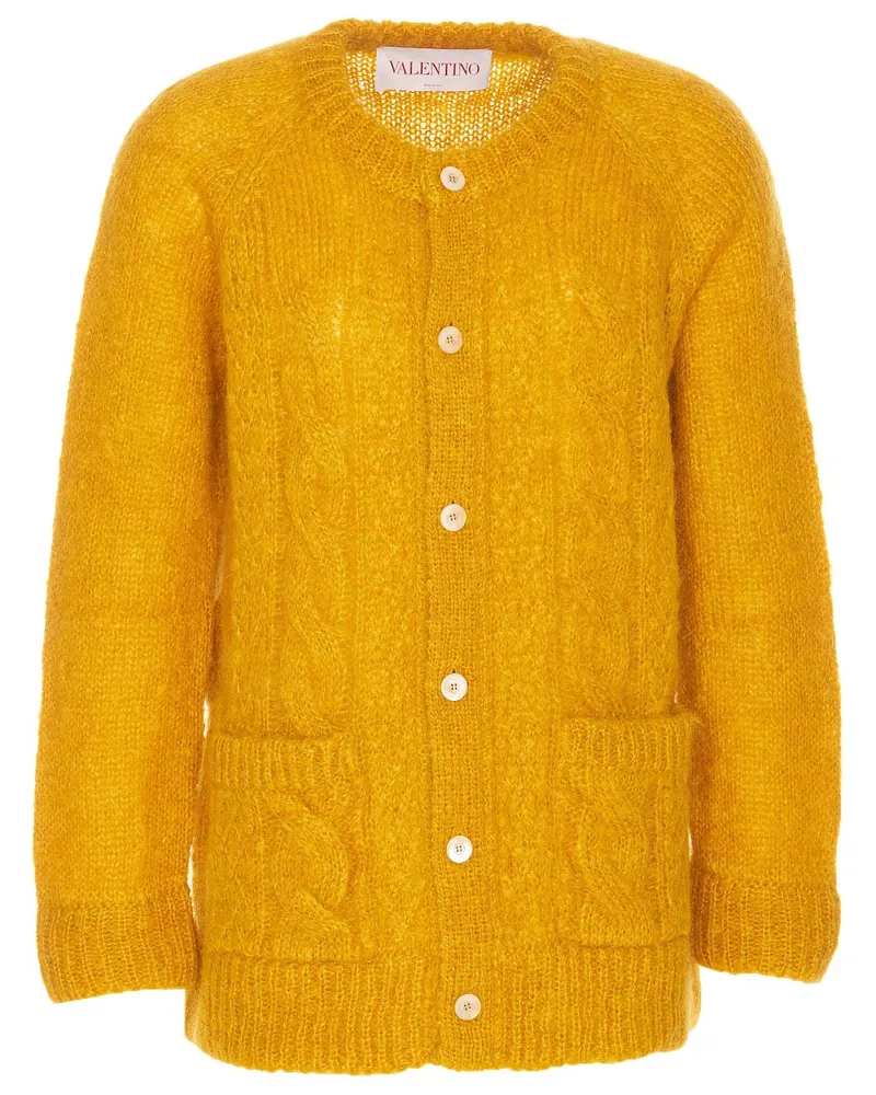 Valentino Garavani Klassischer Cardigan - Gelb Gelb