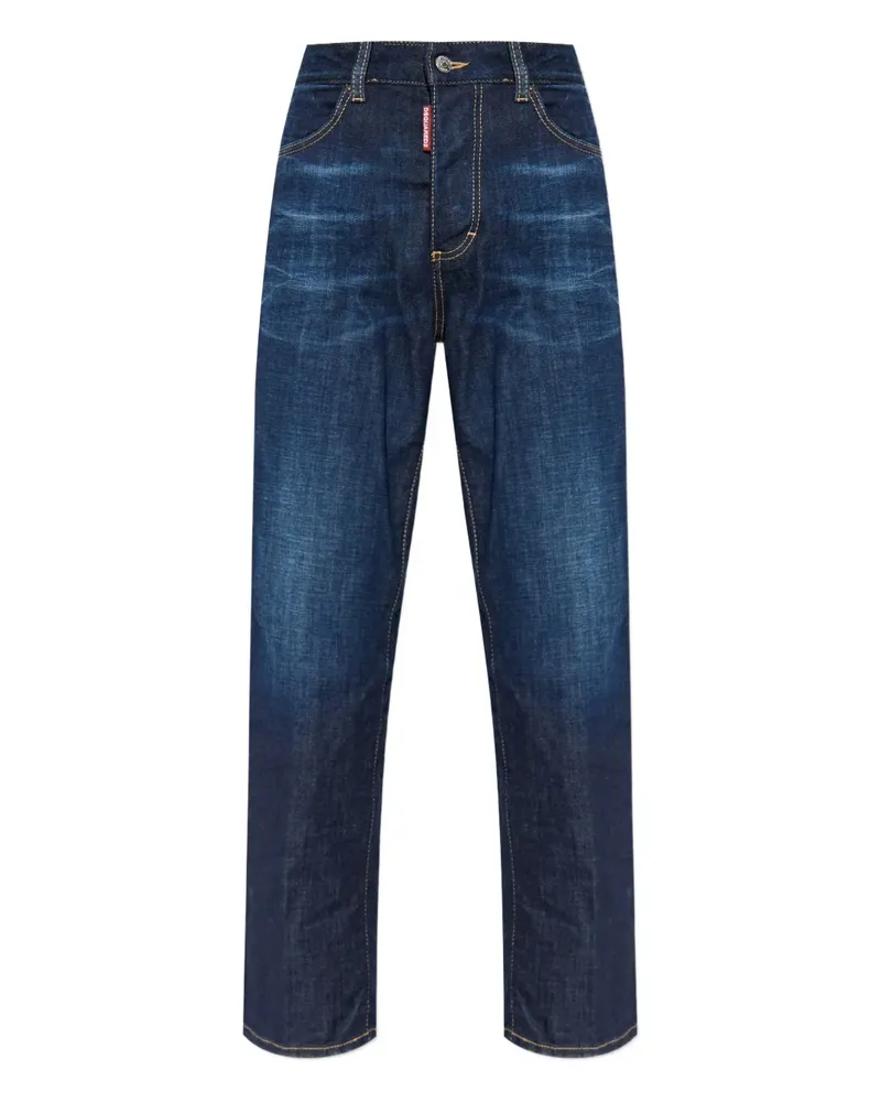 Dsquared2 logo-plaque jeans - Blau Blau