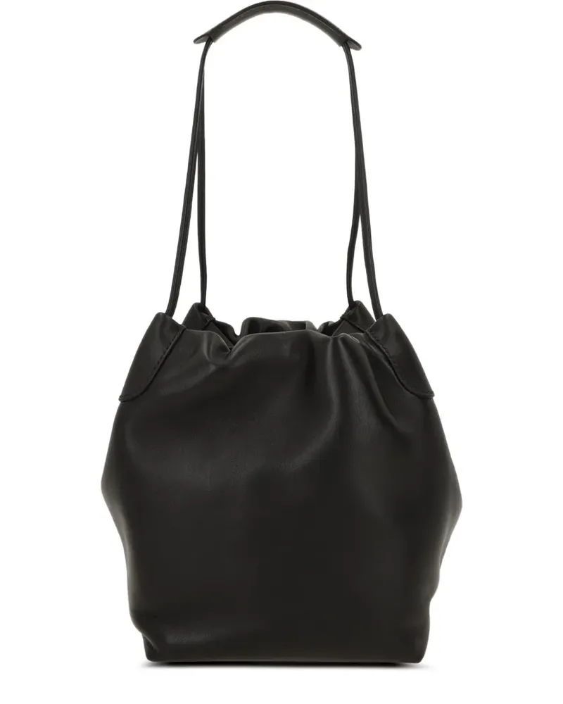 Loro Piana gathered shoulder bag - Schwarz Schwarz