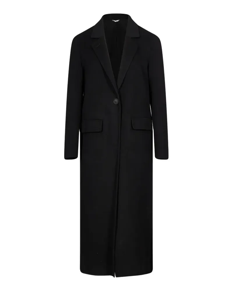 Hevò Lamie di Olimpia single-breasted notched-lapel coat - Schwarz Schwarz