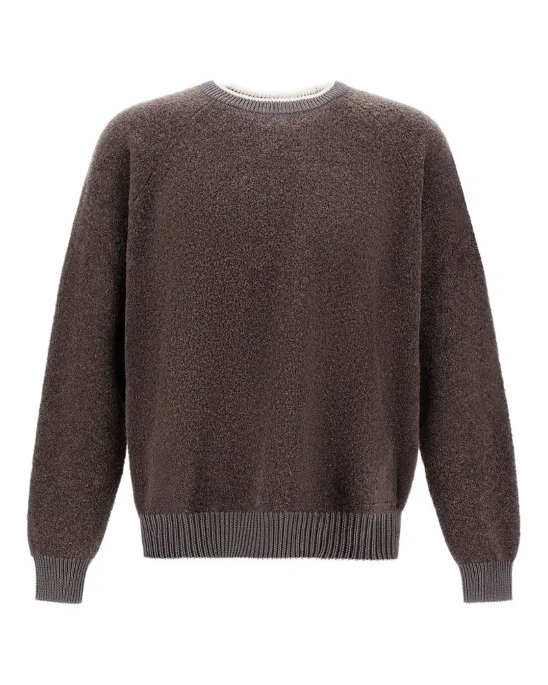 Herno Pullover aus Bouclé-Strick - Braun Braun