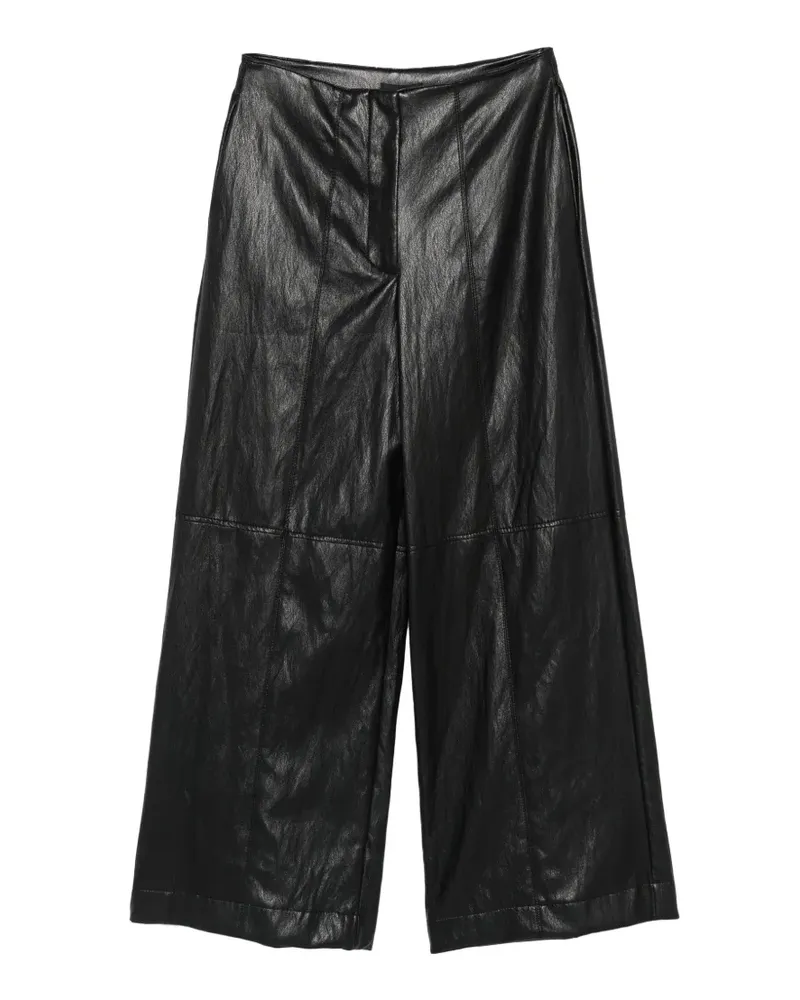 Dixie seam-detail wide-leg trousers - Schwarz Schwarz